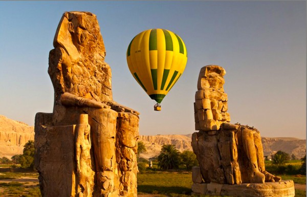 Hot Air Balloon Ride over Luxor at Sunrise